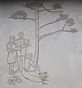 Sgraffito am Kindergarten Glärnisch, 1950 (2019 zerstört)