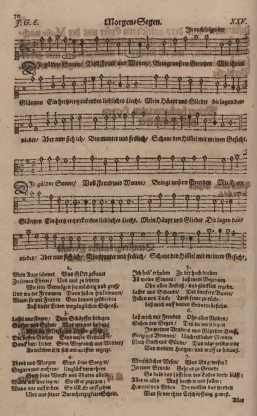 Pauli Gerhardi Geistliche Andachten III (Rösner 1666), p 70, Die güldne Sonne, SA (v1), vv 2-7