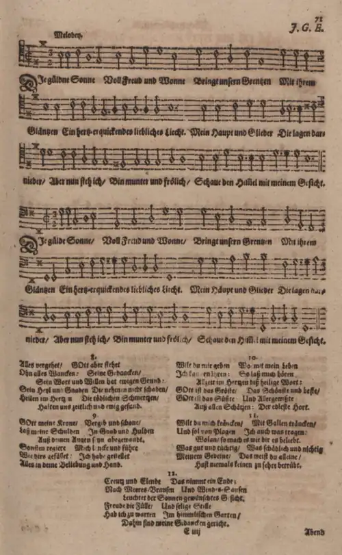 Pauli Gerhardi Geistliche Andachten III (Rösner 1666), p 71, Die güldne Sonne, TB (v1), vv 8-12
