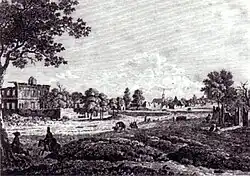 Paunsdorf nach der Völkerschlacht (1813)
