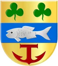 Wappen des Ortes Peazens-Moddergat