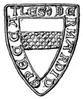 Siegel des Bernard von Peccatel von 1312 nach Friedrich Crull