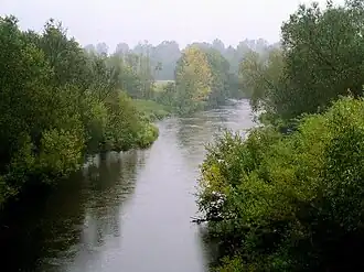 Der Fluss Pededze bei Litene