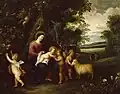Heilige Familie auf dem Weg nach Ägypten