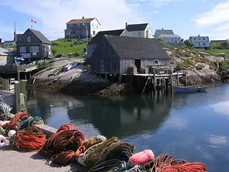 Hafenbereich von Peggys Cove