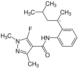 Strukturformel von Penflufen