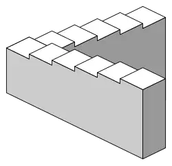Linke Teiltreppe
