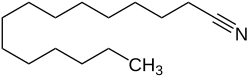 Strukturformel von Pentadecannitril