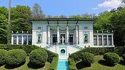 Villa Wagner I, noch im Stil des Historismus erbaut, 1888
