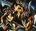 Thomas Hart Benton, People of Chilmark, 1920, Hirshhorn Museum and Sculpture Garden, Washington, D.C.