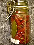 Einmachglas mit Bügelverschluss