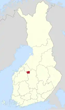 Lage von Perho in Finnland
