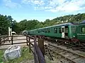 Der neue befestigte Bahnsteig in Nantmawr (Sep.&nbsp;2018)