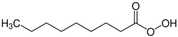 Strukturformel von Peroxynonansäure