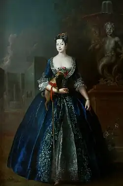 Antoine Pesne: Gräfin Orzelska, Öl auf Leinwand, um 1730