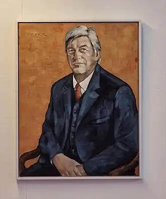 Präsident Peter Becker (Gemälde von Carolin Beyer)