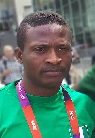 Peter Emelieze bei den Olympischen Spielen 2012 in London