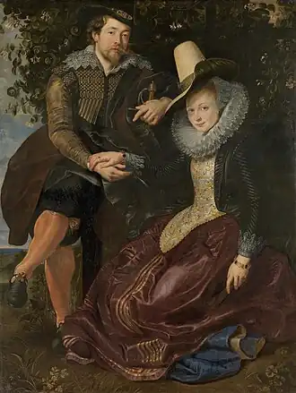 Peter Paul Rubens: „Rubens und Isabella Brant in der Geißblattlaube“