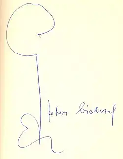 Autogramm Peter Bichsel