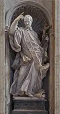 Petersdom – Kolossalstatue des Hl. Vinzenz von Paul