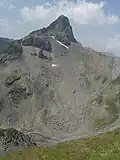 Blick von der Hütte zum Petit Muveran
