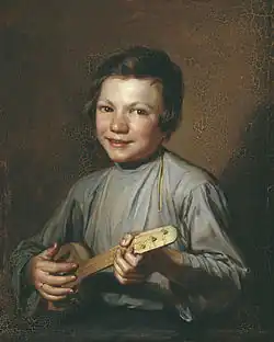 Junge mit einer Balalaika (1835)