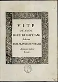1. Druck (Inkunabel) von De viris illustribus, (Libro huomini famosi)