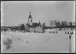 Die Klosterkirche um 1911 Foto: Ellisif Wessel