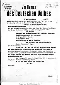 1. Seite des Urteils