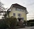 Fietz' Eigenheim an der Zolliker Strasse 94, heute das reformierte Pfarrhaus