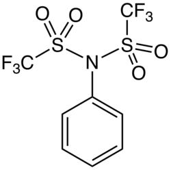 Strukturformel von Phenyltriflimid