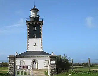 Leuchtturm Phare de Pen-Men nahe der Nordwestspitze Insel
