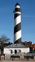 Leuchtturm in Petit-Fort-Philiippe