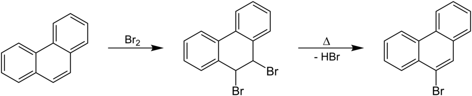 Phenanthren-Bromierung