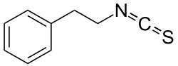 Strukturformel von Phenylethylisothiocyanat