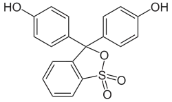 Strukturformel von Phenolrot