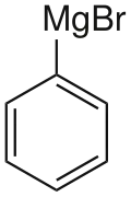 Strukturformel von Phenylmagnesiumbromid