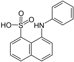Strukturformel von 8-Anilinonaphthalin-1-sulfonsäure