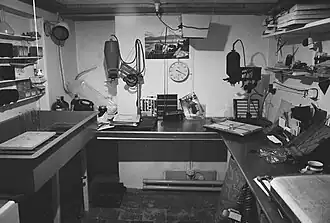 Dunkelkammer eines Waliser Fotografen, 1969