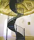 Erdgeschoss mit Wendeltreppe