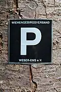 Markierungszeichen des Pickerwegs