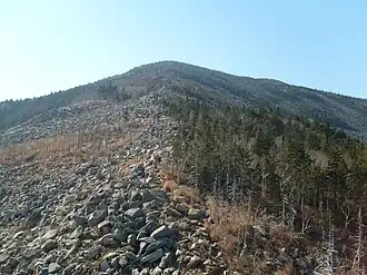 Gipfel des Pidan (1332&nbsp;m, auch Liwadijskaja) im Südteil des Gebirges zwischen Wladiwostok und Nachodka