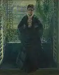 Pierre-Auguste Renoir: Madame Chocquet am Fenster, 1876