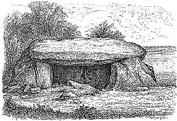 La Pierre-Laye – Gravur von Édouard Fleury
