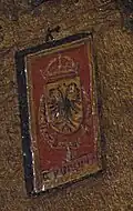 Aushängeschild mit Doppeladler