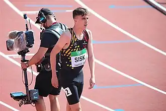 Pieter Sisk bei den U20-Weltmeisterschaften 2018 in Tampere