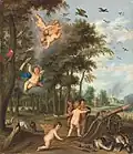 Die vier Elemente: Eine Allegorie von Luft und Feuer