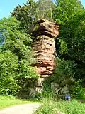 Pilzfelsen in der „Kollesleuker Schweiz“