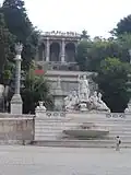 Blick zum Pincio Richtung Osten