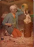 Illustration aus Pinocchio.